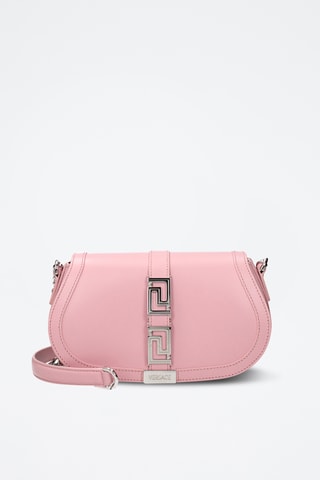 Sac porté épaule en cuir - Rose - Versace