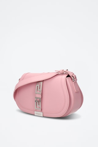 Sac porté épaule en cuir - Rose - Versace