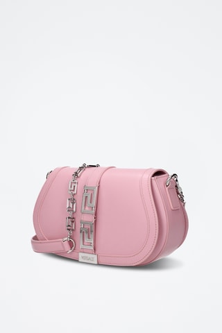 Sac porté épaule en cuir - Rose - Versace