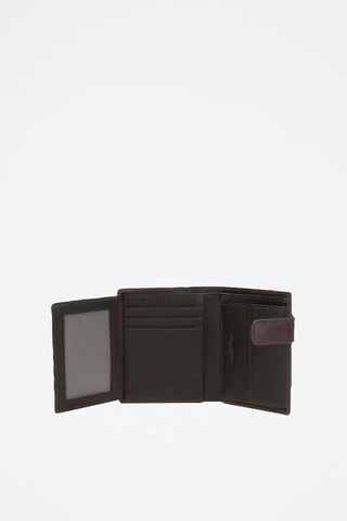 Portefeuille en cuir Staple - Marron