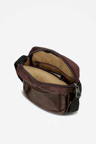 Sac bandoulière Horley - Noir et marron
