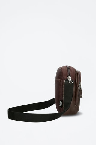 Sac bandoulière Horley - Noir et marron