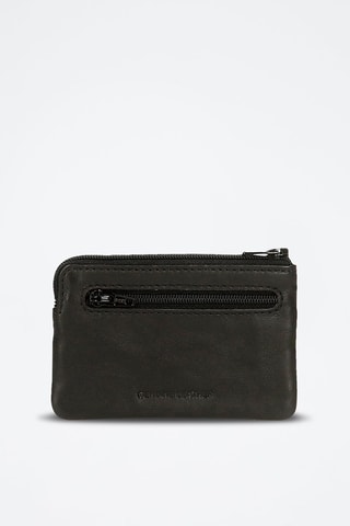 Porte-cartes en cuir - Noir