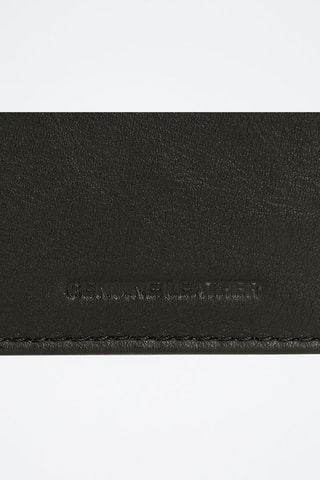 Porte-cartes en cuir - Noir