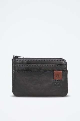 Porte-cartes en cuir - Bleu