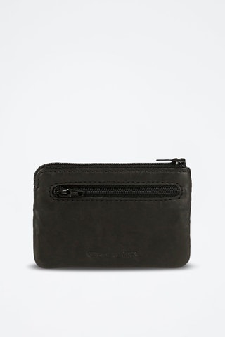 Porte-cartes en cuir - Noir
