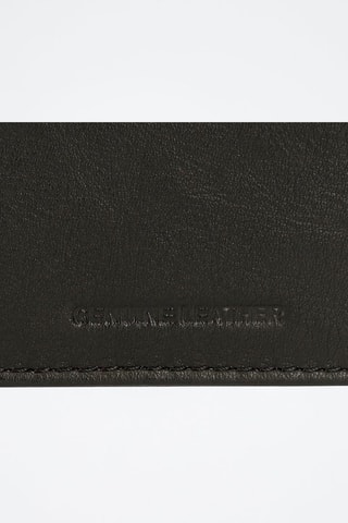 Porte-cartes en cuir - Noir
