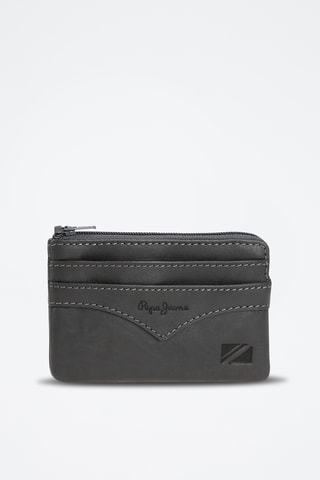 Porte-monnaie en cuir Jacket - Anthracite