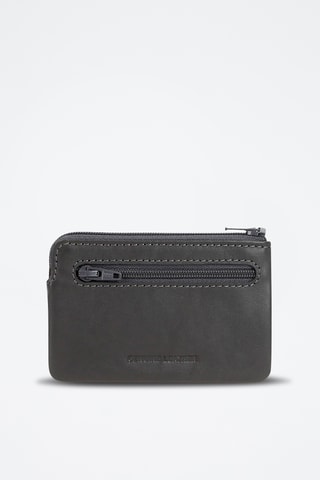 Porte-monnaie en cuir Jacket - Anthracite