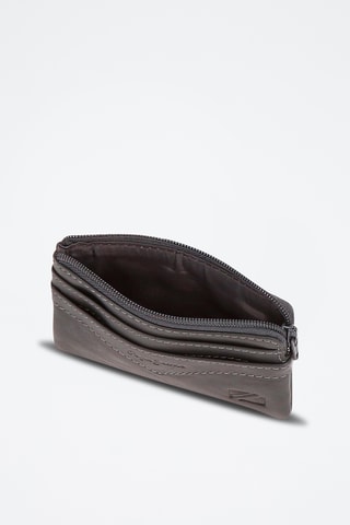 Porte-monnaie en cuir Jacket - Anthracite