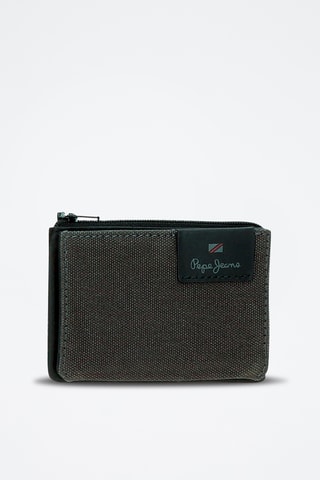 Portefeuille en cuir Hilltop - Anthracite