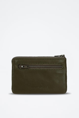 Portefeuille en cuir Cortland - Kaki