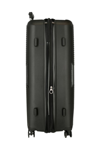 Valise cabine et valise semaine Wood (S/M) - 55/68 cm - Noir