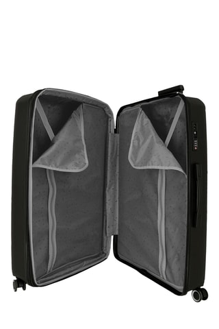 Valise cabine et valise semaine Wood (S/M) - 55/68 cm - Noir