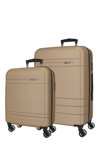 Valise cabine et valise semaine Galaxy (S/M) - 55/68 cm - Beige