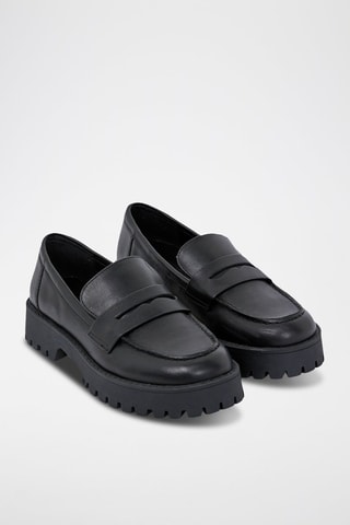 Mocassins en cuir Mel - Noir