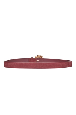 Ceinture en cuir Noumea - Bordeaux