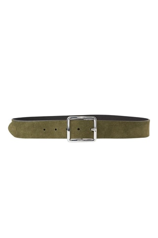 Ceinture en cuir Lulla - Vert olive