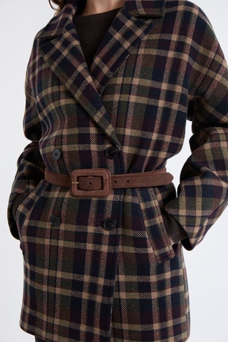 Ceinture en cuir Suzanne - Marron