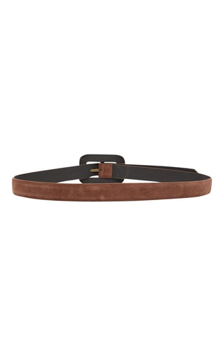 Ceinture en cuir Suzanne - Marron