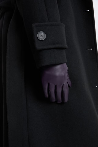 Gants en cuir de mouton Nahila - Violet