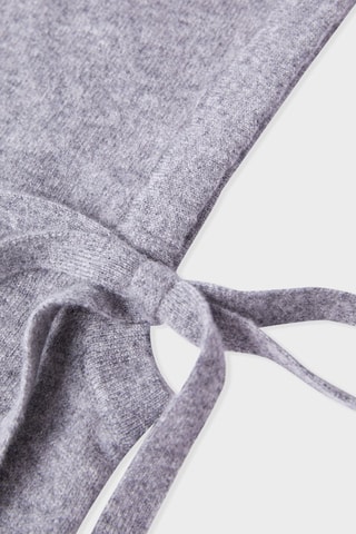 Cagoule en cachemire Louise - Gris clair chiné