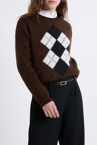 Pull A Amir - Marron foncé