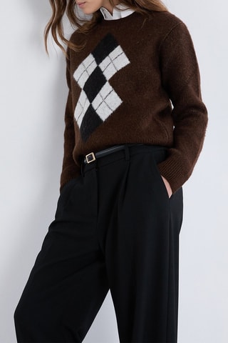 Pull A Amir - Marron foncé