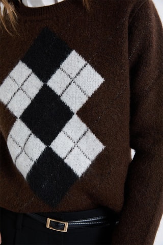 Pull A Amir - Marron foncé