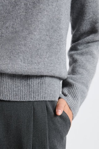 Pull en cachemire Louise - Gris chiné