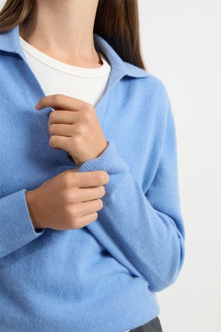 Pull en cachemire Louise - Ciel