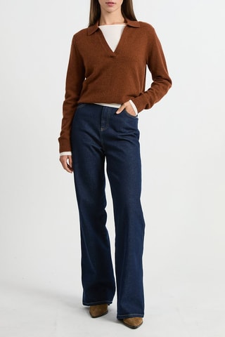 Pull en cachemire Louise - Marron