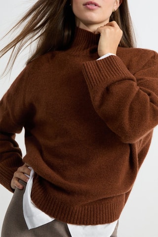 Pull en cachemire Louise - Marron