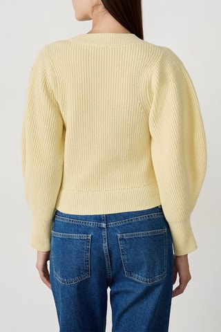 Pull en laine Lena - Jaune