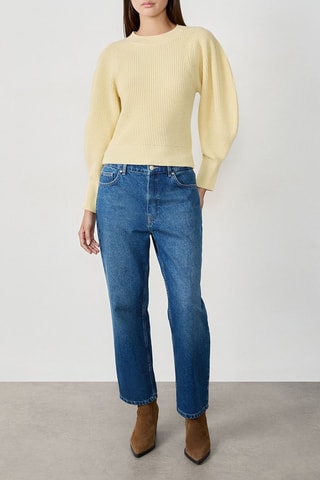 Pull en laine Lena - Jaune