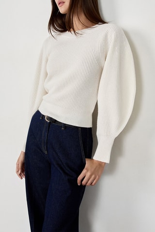 Pull en laine Lena - Ecru