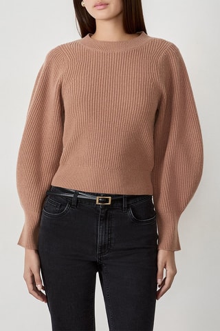 Pull en laine Lena - Taupe
