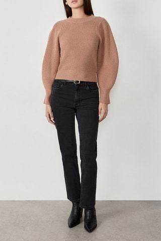 Pull en laine Lena - Taupe