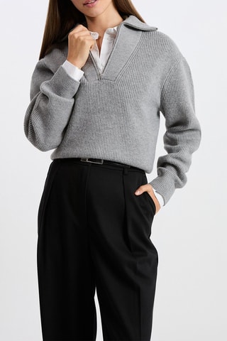 Pull Lulu - Gris chiné