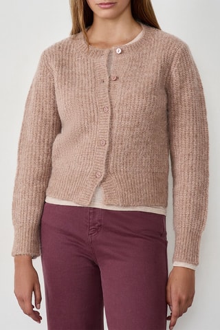 Pull en laine et alpaga Lalande - Beige chiné