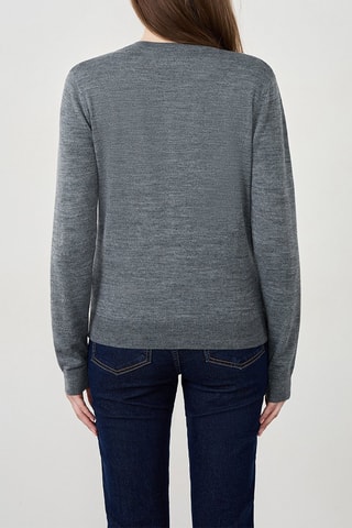 Gilet en laine Laisa - Gris chiné