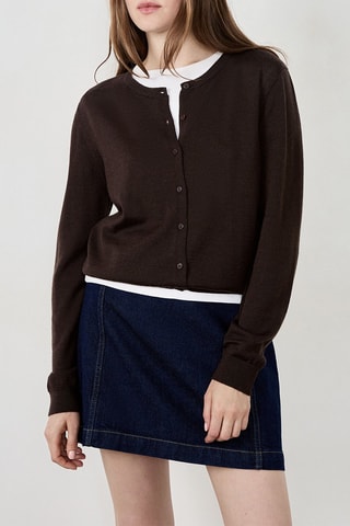 Gilet en laine Laisa - Marron
