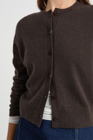 Gilet en cachemire Louise - Marron