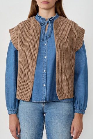 Gilet Lolonew - Taupe