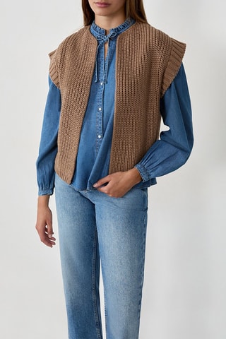Gilet Lolonew - Taupe
