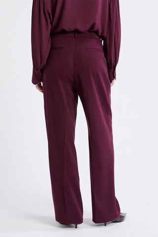 Pantalon taille haute Gary - Bordeaux