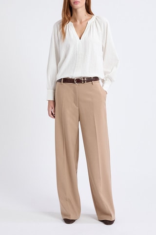 Pantalon taille haute Hector - Beige