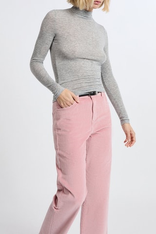 Pantalon en velours Velvet - Rose