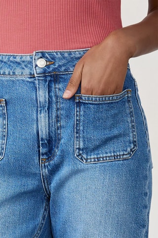Jean taille haute Dariius - Bleu