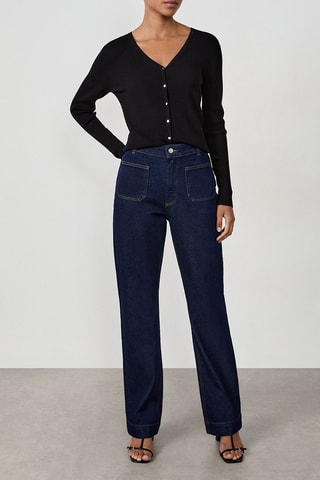 Jean taille haute Dariius - Bleu